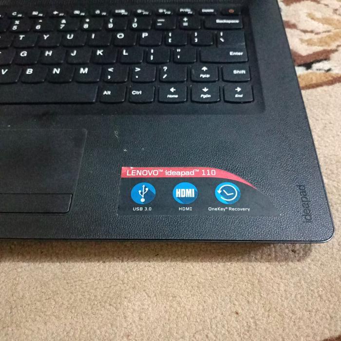 Casing laptop lenovo ideapad 110 14 ibr fullset