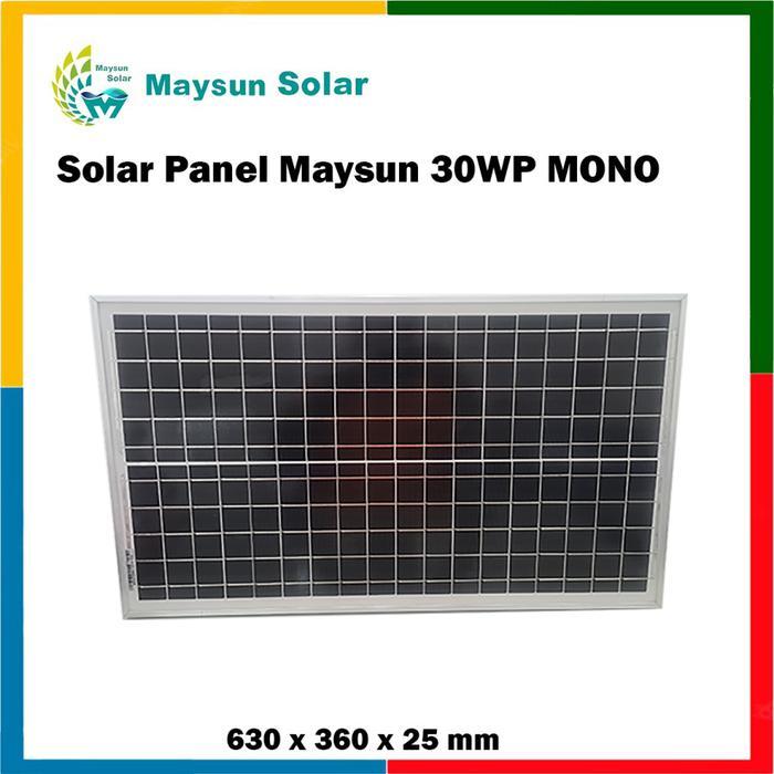 Maysun 30wp Shingled solar panel surya