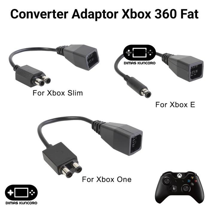 CONVERTER ADAPTOR XBOX 360 FAT ADAPTER CONVERTOR SAMBUNGAN XBOX 360 ONE E SLIM FAT