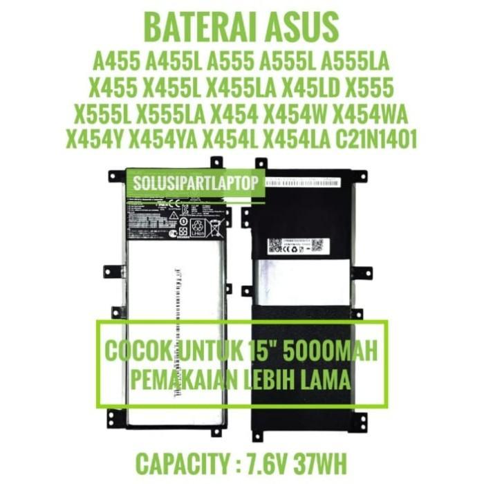 BATRE BATERAI LAPTOP ASUS A455L X455L A455LN K455LF A455LD