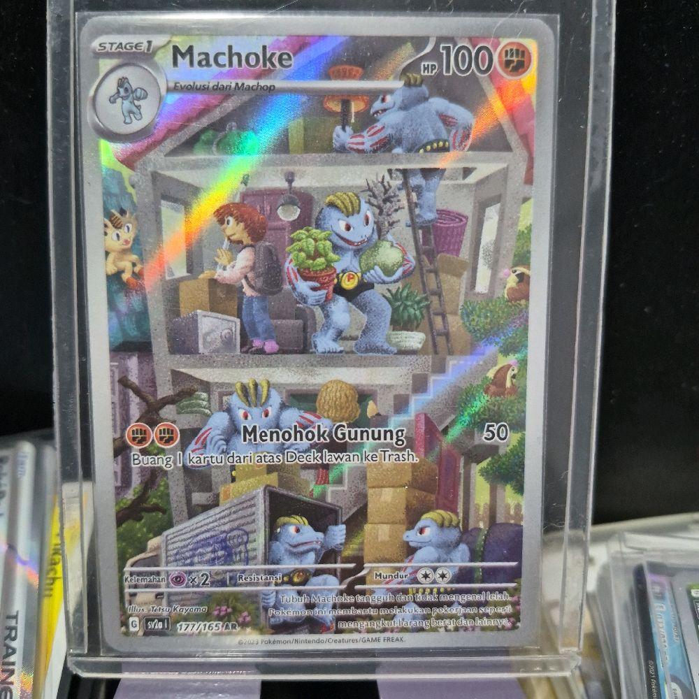 Machoke AR Pokemon TCG Game Kartu Koleksi Indonesia Card Trading Card Game