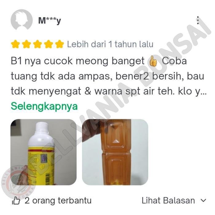 "New" Pupuk Vitamin B1 Tanaman Original USA Berhologram 470ml
