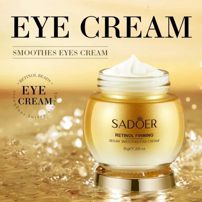 Eye Cream Retinol Krim Mata Anti-Aging Cream 35g Mata Panda dan Keriput Untuk Kerut Wajah Flek Hitam