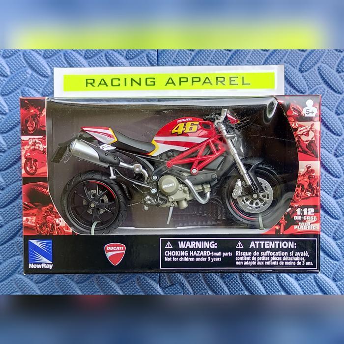 New Ray - Ducati Monster 796 Valentino Rossi 46 skala 1/12
