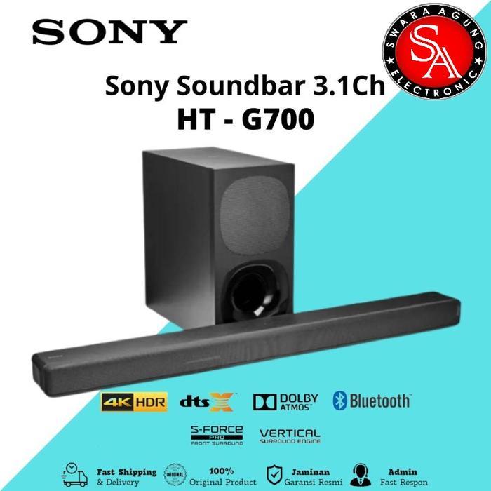 Speaker Soundbar SONY 3.1 Type: HT-G700 (Khusus Medan)