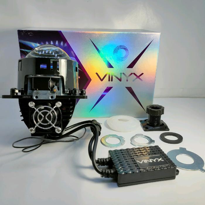 Projector Projie Bi Led Ungu Lens 3 Inch High Low Motor Mobil