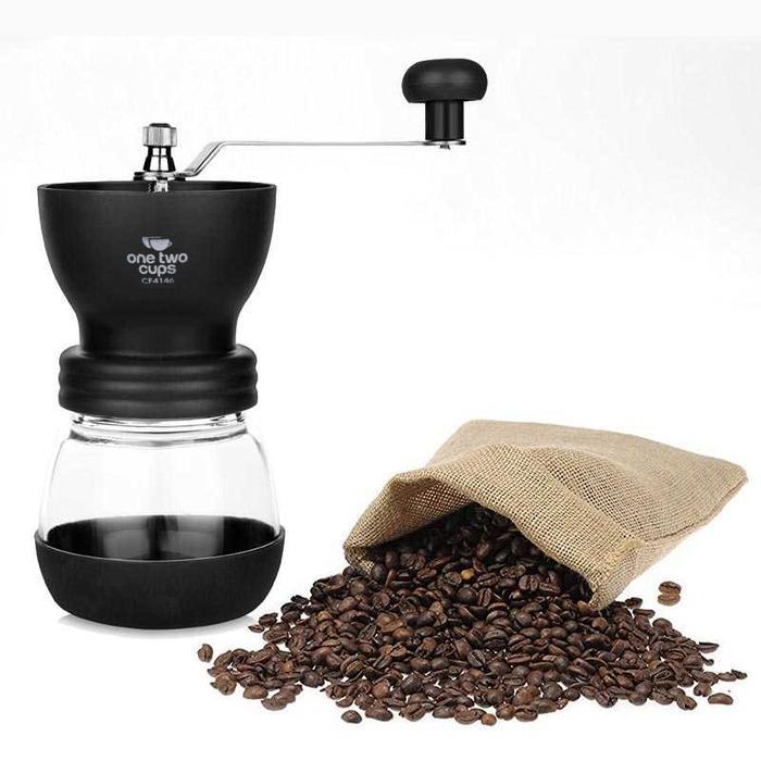 Hand Grinder Ceramic Burr Penggiling Kopi Manual - Duo Burr