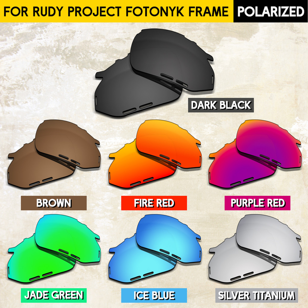 Fit for Rudy Project Fotonyk Frame Lenses Replacement for Rudy Project Fotonyk Sunglasses