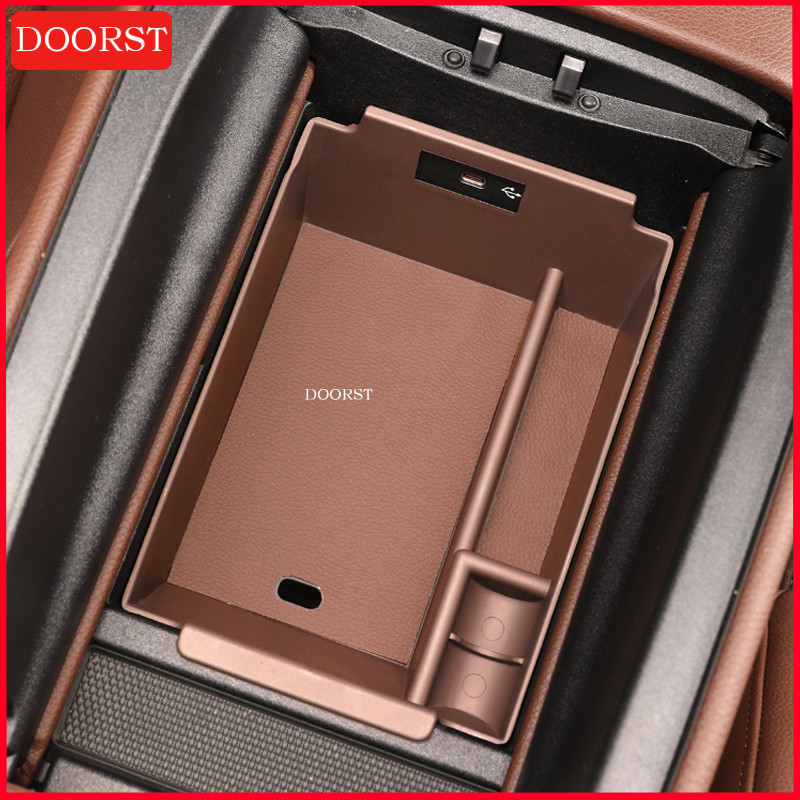 For Mercedes Benz GLE GLS Class W167 X167 Car Central Control Armrest Box Storage Box Interior
