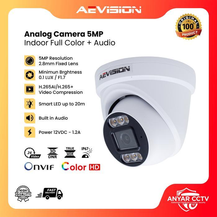 CAMERA AEVISION 5MP AUDIO + COLORVU ULTRA HD (Indoor)
