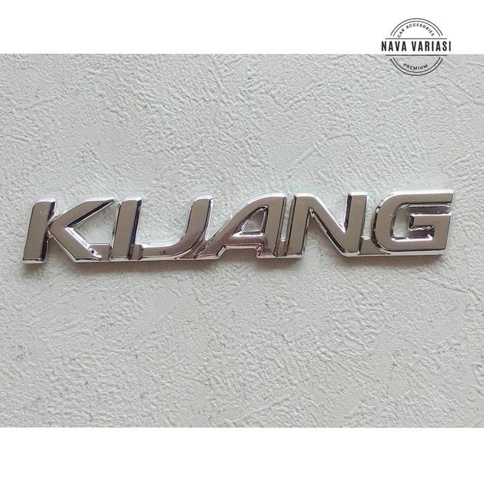 EMBLEM LOGO KIJANG KAPSUL 1997-2003 STIKER LOGO MODEL KIJANG KAPSUL CHROME RESTOCK