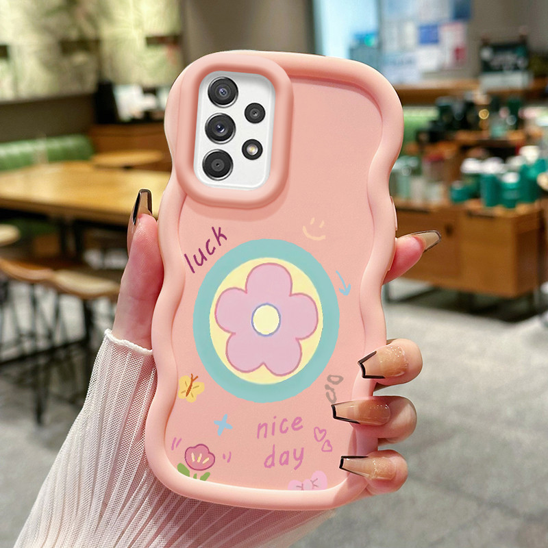 Casing Untuk Samsung A52 4G A52 5G A52s Case Casing pola Bunga Beruntung Kasing HP ceruk Kesing mewa