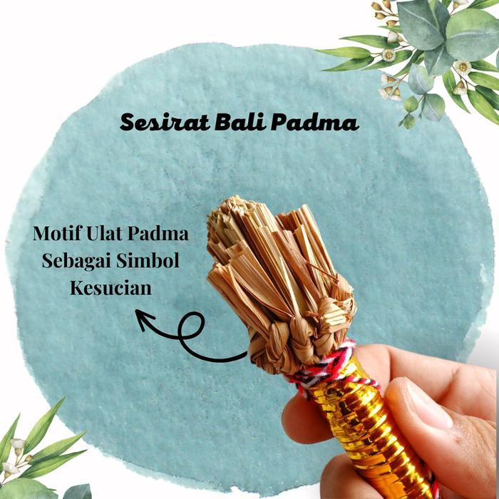 Premium Sesirat Bali Padma / Sesirat Pengetis Tirta / Sasirat Bali / Sarana Upakara Bali / Oleh Oleh