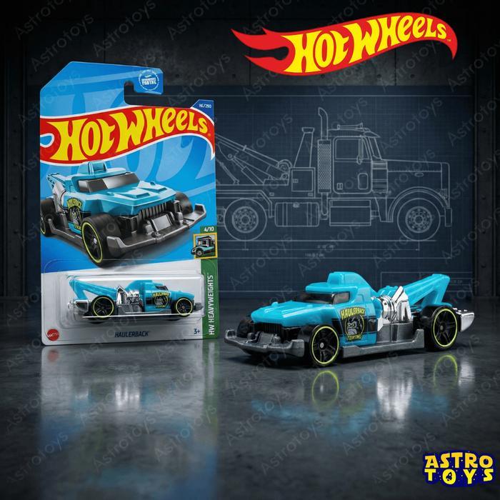 Hot Wheels Haulerback Biru Lot B 2026 1:64 / Mainan Diecast Mobil Truck Derek Hotwheels