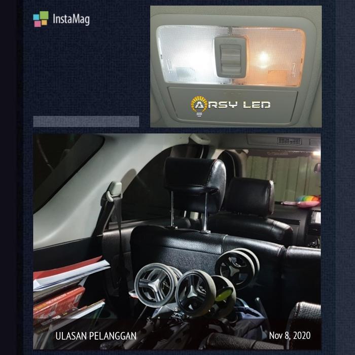 Lampu Plafon Kabin Mobil Rush Terios Led Paket Isi 4 Extrime Bright