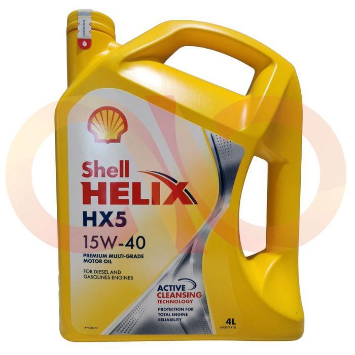 Shell Oli Mobil Helix HX5 15W-40 4 Liter