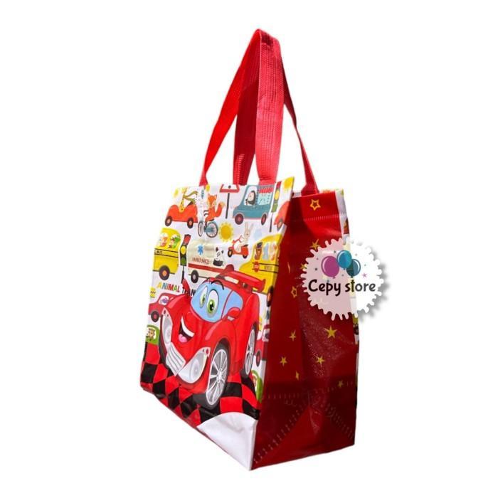 Tas Souvenir Ulang Tahun Anak / Goodie Bag / Tas Ulang Tahun Cars - S Terjamin