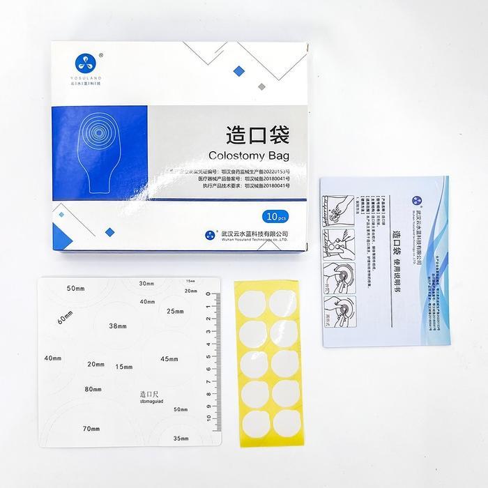 10Pcs Bayi Colostomy Bag Kantong Kolostomi Anak-Anak Balita Transparan Anak Colostomy Bag