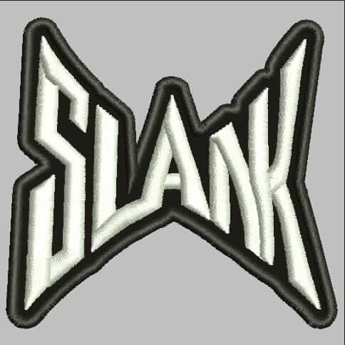 SLANK-31 PATCH BORDIR LOGO/EMBLEM V2 HITAM PUTIH