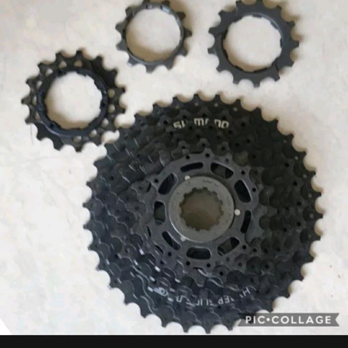 Sprocket 9 Speed Shimano Alivio Black #Gratisongkir