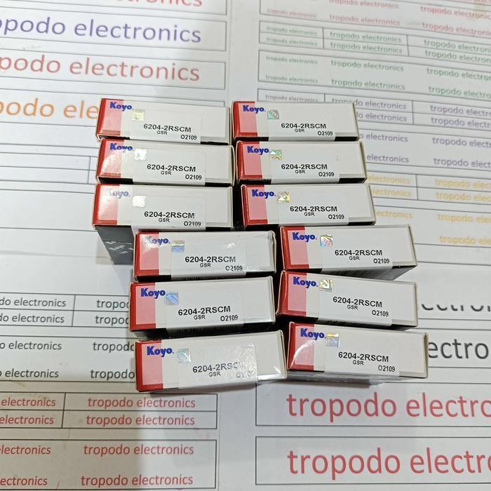 FREE ONGKIR BALL BEARING 6204 2RS / 6204 2RSCM MERK KOYO JAPAN BISA COD
