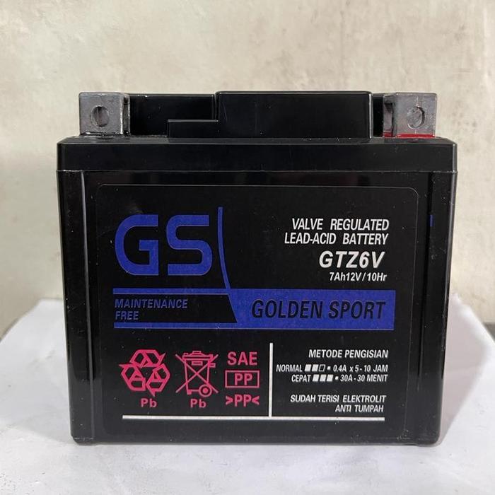 Aki Motor Suzuki New Satria Fu 150, Satria Fu 150 Gtz7S Gs Aki Kering