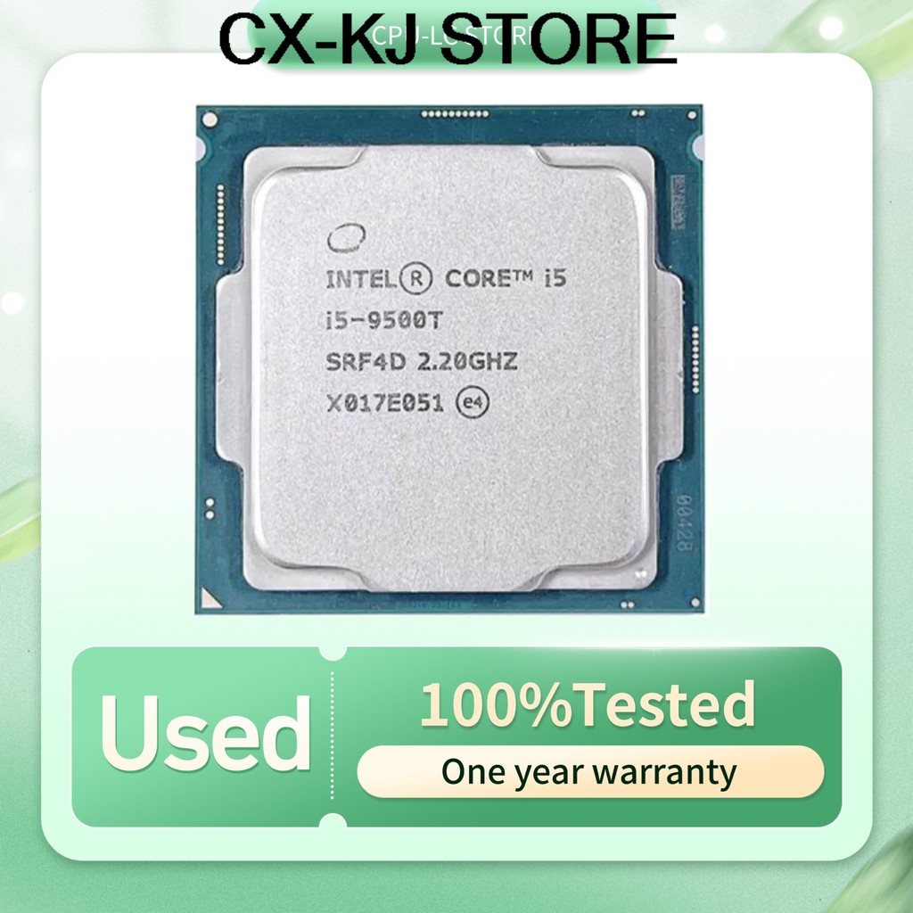 Intel Used Core i5-9500T i5 9500T Six-Core Six-Thread 2.2Ghz 35W L3/9M LGA 1151 Desktop CPU SRF4D