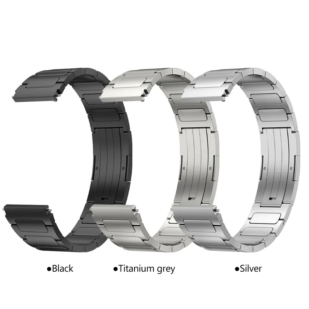 22mm Luxury Titanium Strap For Huawei Watch 4 Ultimate GT 2/2e 3pro 42 46 4PRO Metal Bracelet For