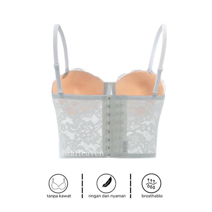 Bustier Top Sexy Lingerie Bustier Set Sexy Corset Bra Wanita