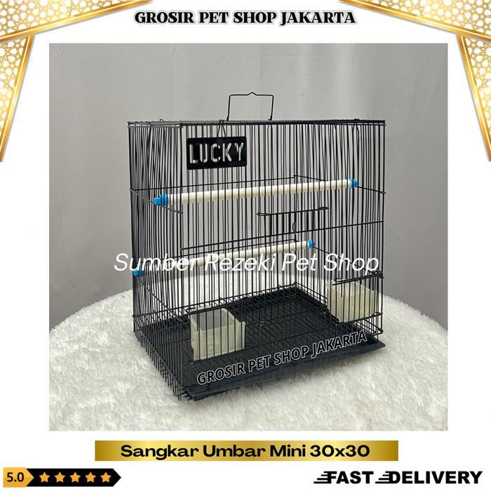 Promo Sangkar Burung Umbaran Mini 30X30 Kandang Burung Umbar Mini Kenari Lovebird Nuri Lb Love Bird