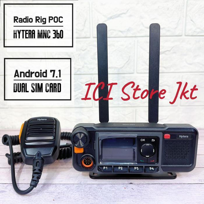 Rig Hytera MNC 360 / Rig POC Hytera / Hytera MNC 360 POC Walkie Talkie Ht Antena