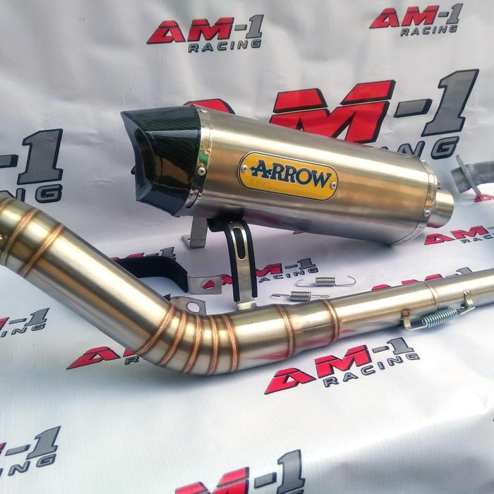 Knalpot Arrow GSX 150 150R Satria F FU Injeksi Sonic Supra Gtr Tiger