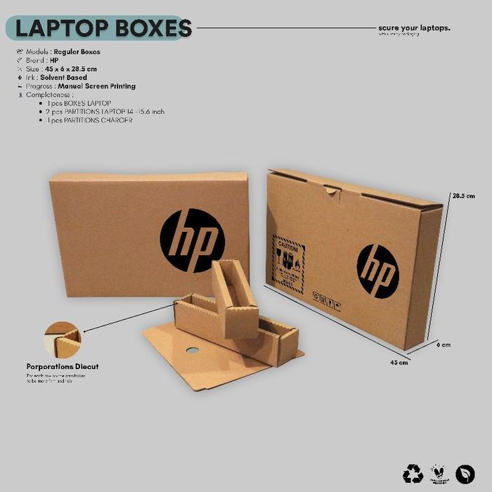 Second Kardus Dus Box Kotak Tempat Laptop Hp Ori