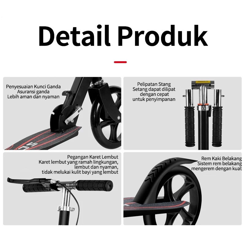 Scooter / New Model Scooter / Skuter / Scooter Anak / Scooter Dewasa /Cooter Road Dua