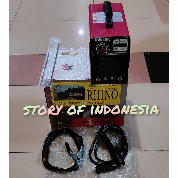 READT TERLARIS Mesin Las Listrik MMA RHINO 120 Ampere 900 Watt Travo Las Merah Trafo Murah