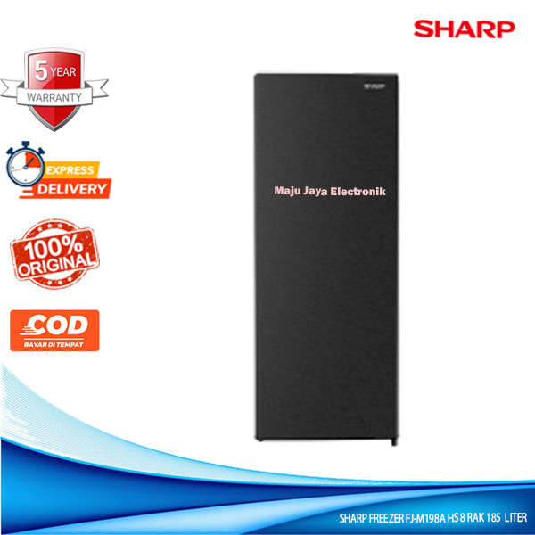 Freezer SHARP FJM 198 A HS 185 Liter Low Watt Stand Freezer 49 W 8 Rak