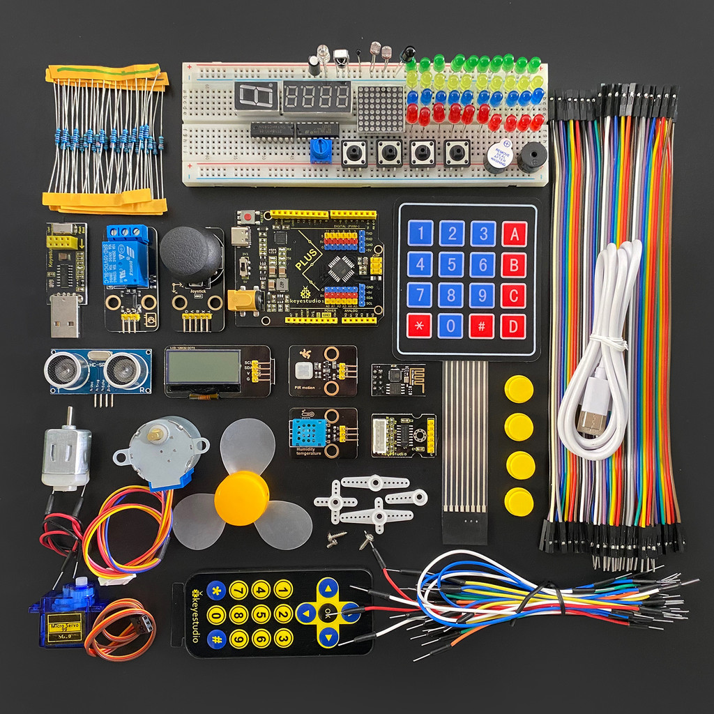 Keyestudio STEM Complete IOT Starter Kit For Arduino UNO Starter Kit Electronics Projects Support