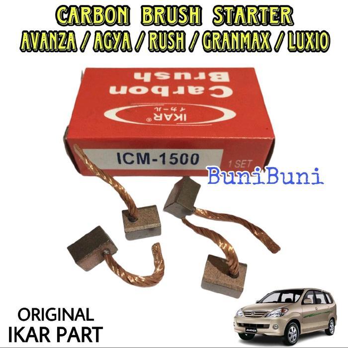 READY PART CARBON BRUSH STARTER AVANZA (ICM 1500)- KUL COOL ARANG DINAMO STATER MOBIL AVANZA XENIA