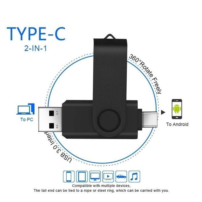 FLASHDISK OTG TYPE C USB 3.0 FLASH DISK OTG DUAL DRIVE 1TB 2TB 100M/S TYPE-C MICRO