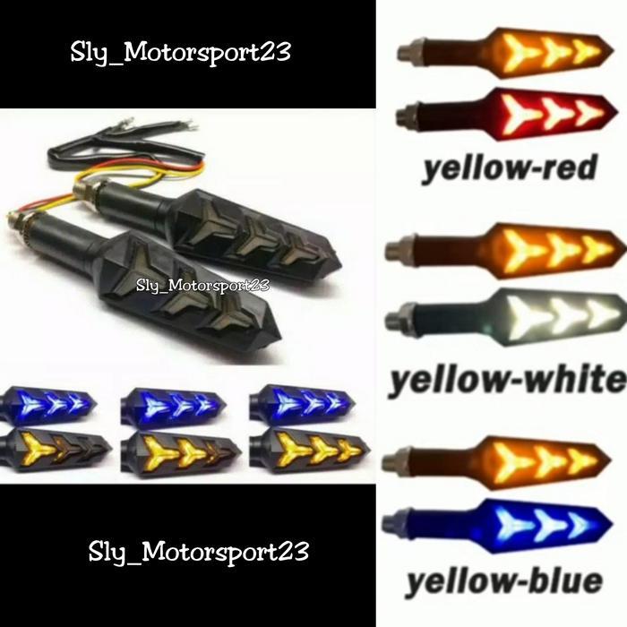 Lampu Led Sein Running Sen 2 Warna Senja Sen Vixion New Rx King