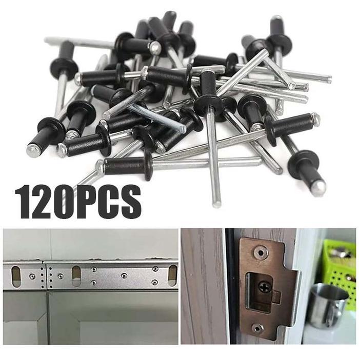 1SET RIVET RIVET ALUMINIUM PAKU KELING ALUMINIUM PAKU KELING ALMUNIUM RIVETER NAIL PAKU RIPET RIVET