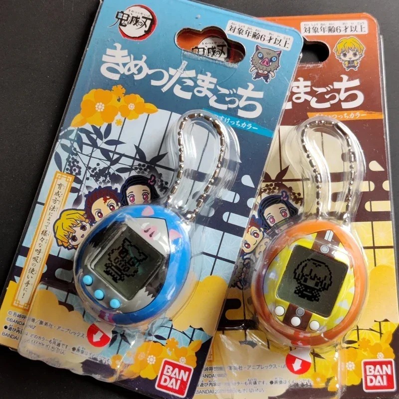 Bandai Original Demon Slayer Tamagotchi Kisatsutaitchi Electronic Pets Kimetsu No Yaiba Virtual Pets