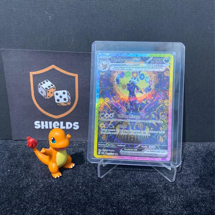 Pokemon TCG Indonesia - Umbreon EX SAR sv8a Festival Terastal
