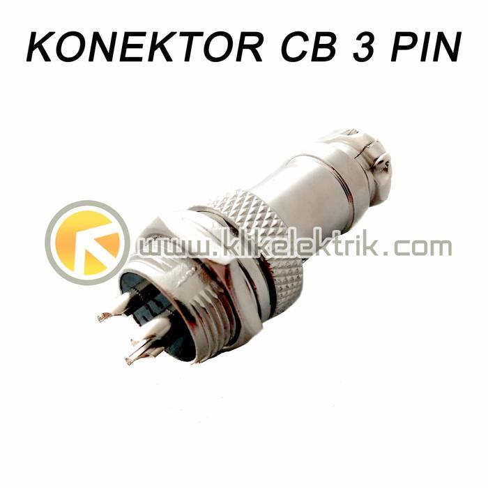 Konektor Cb 3 Pin Kaki Connector Jack Cb 3 Pin