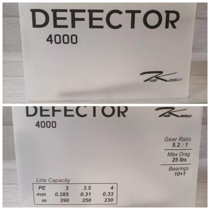 Reel Pancing Kamikaze Defector 4000 Full Metal Body Best Seller