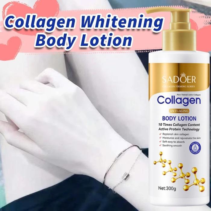 Collagen body lotion Pemutih badan permanen hand body pemutih Melembabkan kulit kering