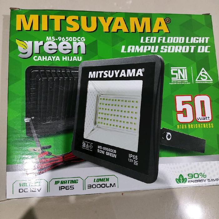 Terlaris Lampu Sorot DC LED Flood CAHAYA HIJAU TERANG/LAMPU SOROT DC HIJAU SALE