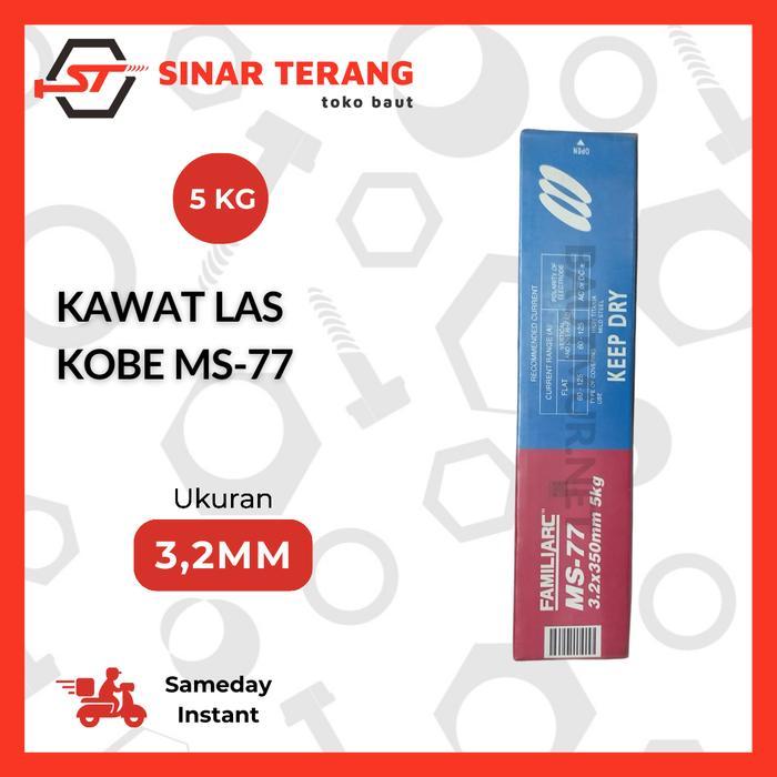 (5Kg) Kawat Las Kobe Ms77 3.2Mm / Welding Electrode