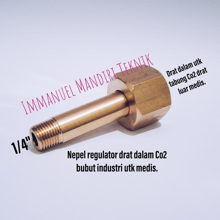 Nepel Regulator Drat Dalam Co2 / Nepel Argon Co2 / Nepel Oksigen Argon Co2 / Regulator