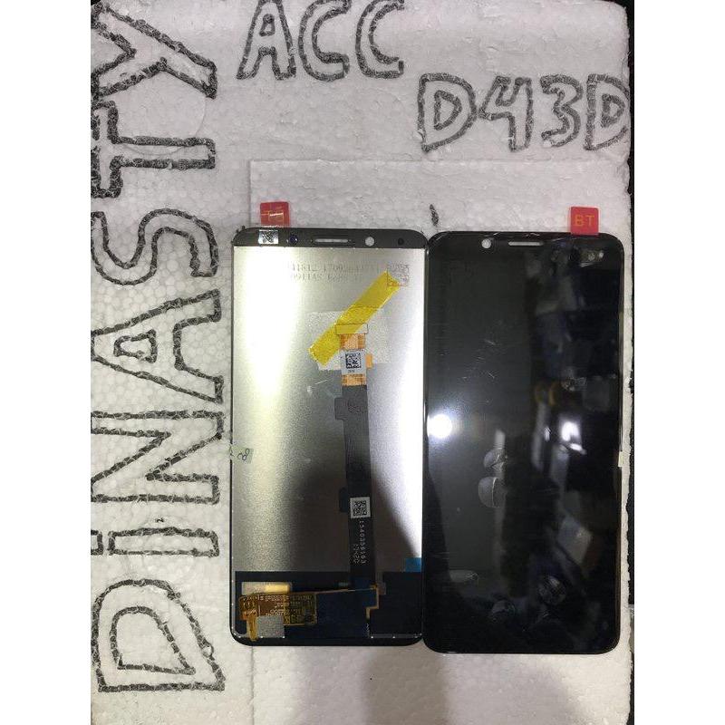 lcd oppo f5 hitam putih ori